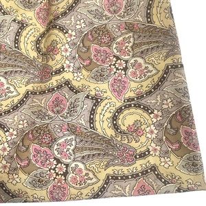 Vintage Laundry Bag Closet Hanging Travel Bag Paisley Floral Zip Storage Bag